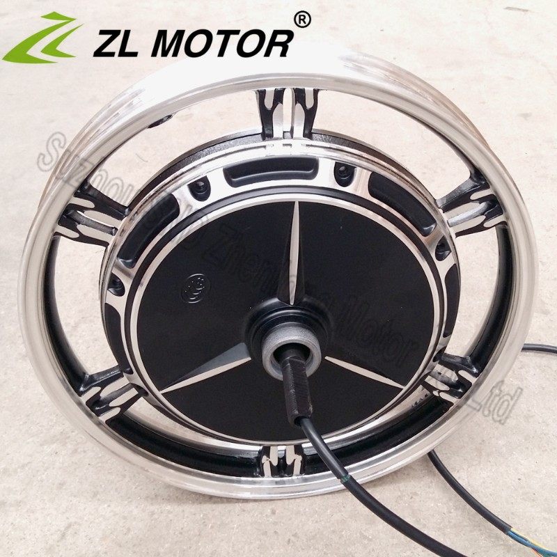 电动车36V 48V60v 500W 16寸涨刹大功率改装电机350w