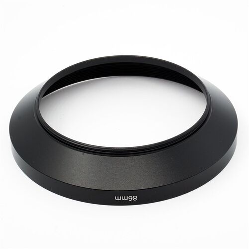 大尺寸金属遮光罩适用(于)广角镜头用铝合金86mm 95mm 螺距1mm