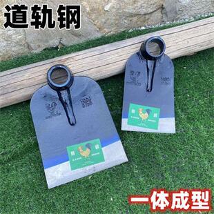 农用宽锄头道轨钢锻打锄头开荒挖地挖笋锄头加厚全钢锄头翻地松土