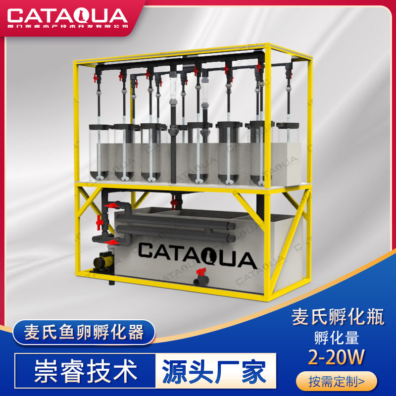 崇睿四大家鱼鱼卵孵化器亚克力孵化瓶实验室水产养殖基地育苗培苗