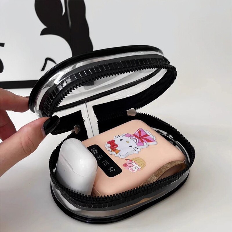 透明数据线收纳包旅行外出数码充电器理线保护可视多用整理便携包