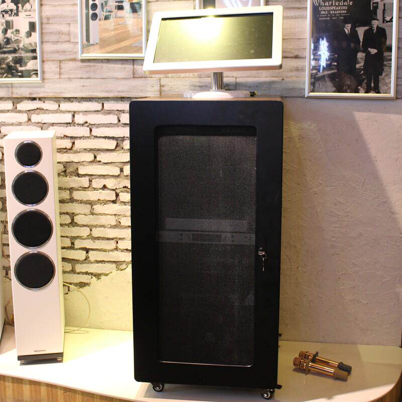 新品航空机箱影音器材设备功放机柜影院轮子移动功放机架KTV柜子