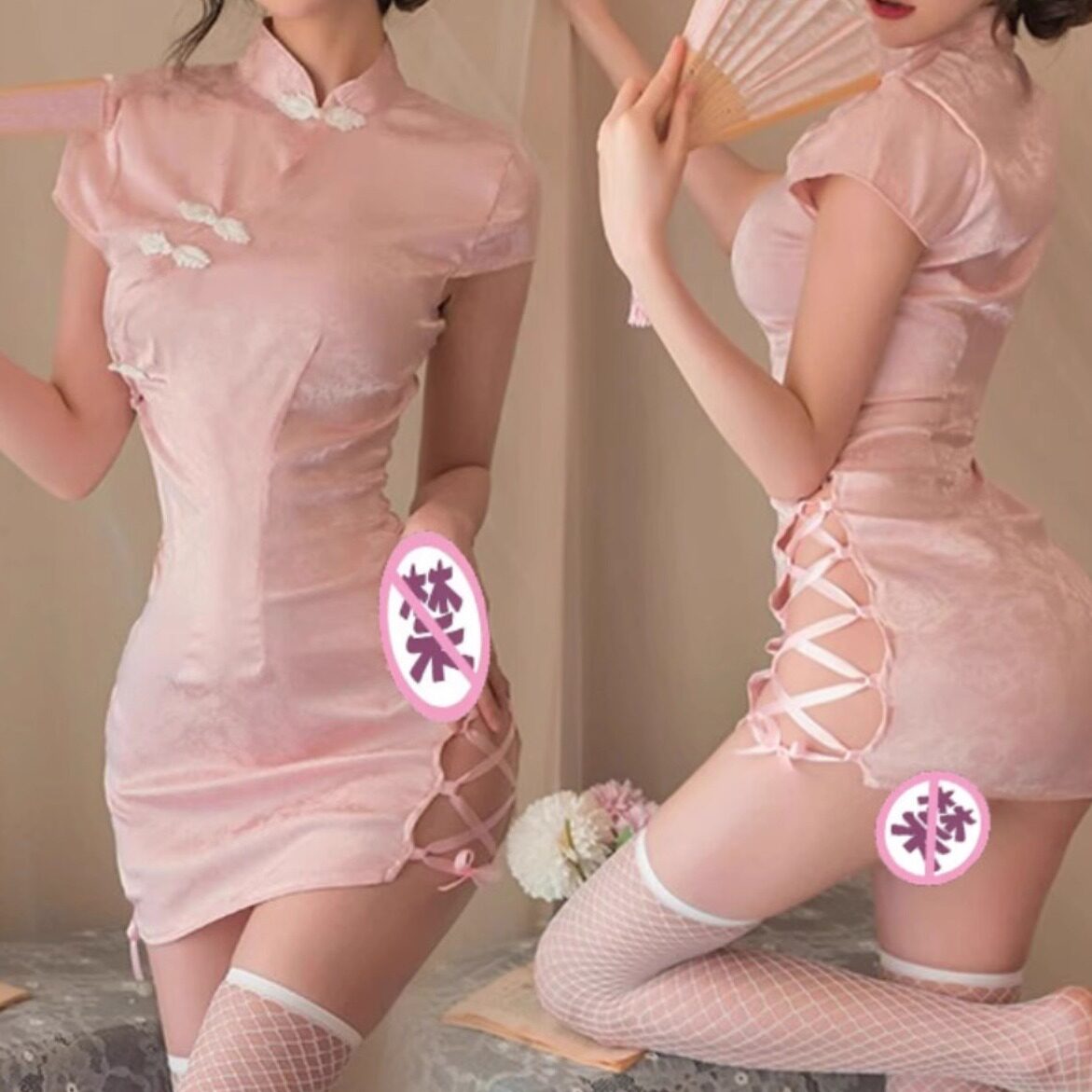 情却旗袍情趣包臀裙器内衣护士制服性感蕾丝纯欲床上睡衣紧身诱惑