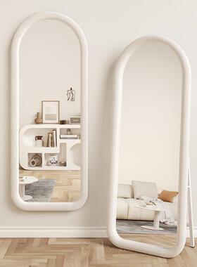 身全身镜地挂镜家用网红女生卧室HQP全身落镜服装店全镜宿舍墙大