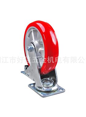 源X头工厂产品8重型双轴承圆弧面铝芯聚氨802920酯U灵活省力双刹P