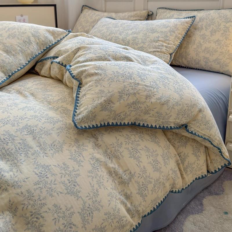 A类全双套层纱被单EX250812件150x20x230纯棉单独被棉罩宿舍1.5米