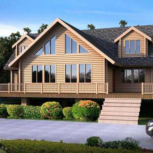 中式现代木结构30231木屋木构民榫卯实木简宿约木木别屋结墅