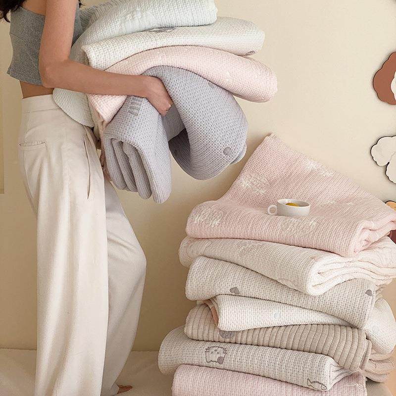 式莱赛尔天丝纱布色织提花毯子双凉人可机洗夏628被亲肤毯透气韩,农机/农具/农膜,其它农用工具,淘宝优惠券,粉丝福利购,淘宝优惠卷