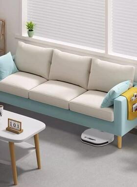 轻奢多布艺沙发AL102014客厅出租房卧室双人沙发简现约网红人小户