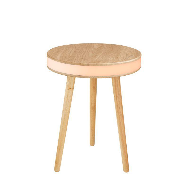 EGN源头厂新款意茶几智音箱懒人可调创节灯光家工用无线充电床边