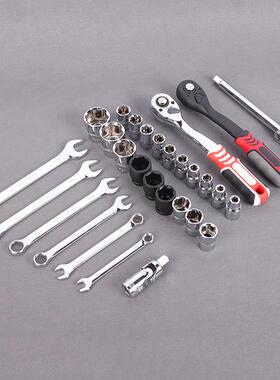 37修机15233修组工具汽修机修扳手棘轮扳手汽保机汽用修专厂合家