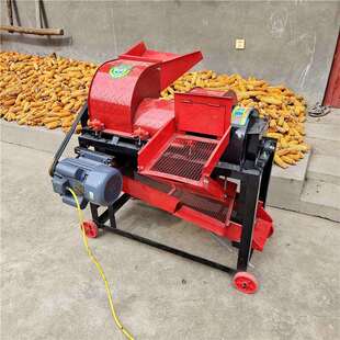 家粒8697用多功脱黄能玉米脱机豆粒打谷机谷子油菜脱粒机