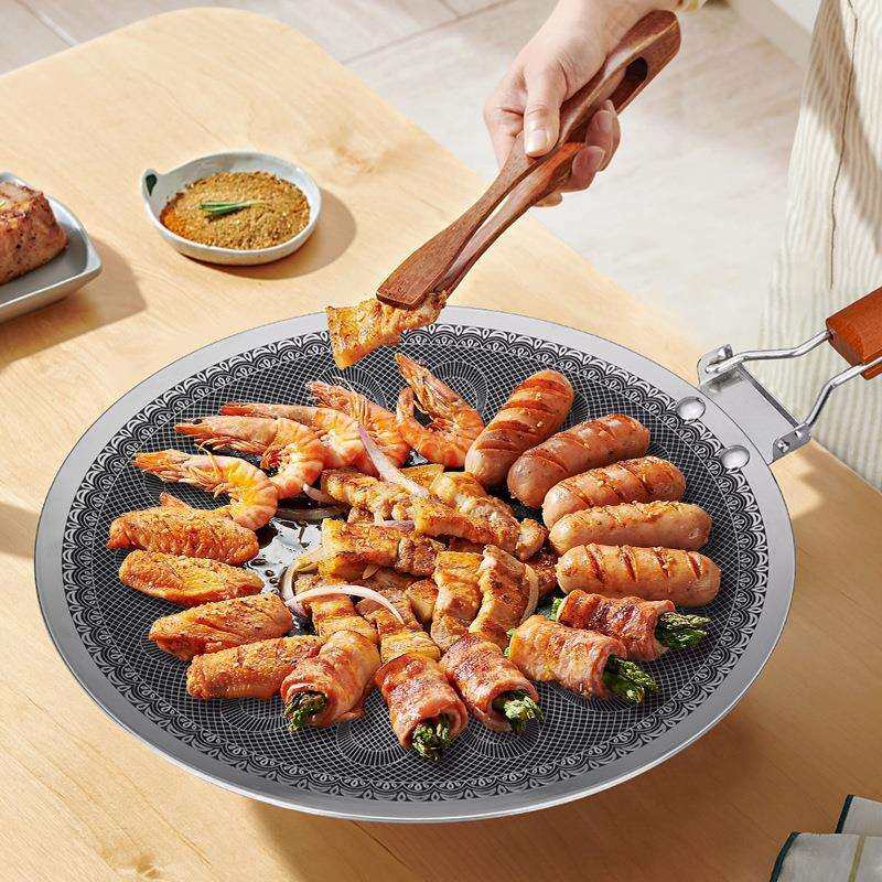 1烤8-0不锈钢户外露营烤肉盘家1用不沾煎盘可叠折方便收A3333纳不,鲜花速递/花卉仿真/绿植园艺,其它园艺用品,淘宝优惠券,粉丝福利购,淘宝优惠卷