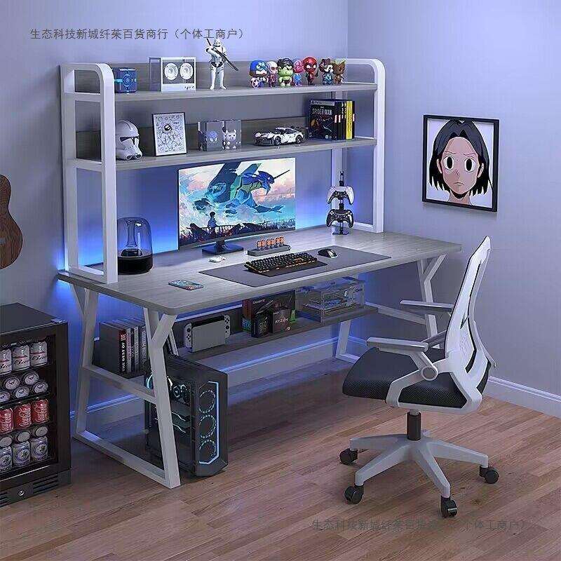 书桌书子架一简体电脑家桌台式IHS用电竞桌椅卧室易桌工作台办公