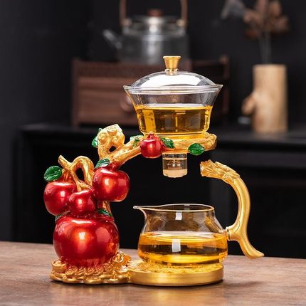 懒人自动泡茶器茶具套装家用功夫磁吸高档泡茶神器玻璃茶壶一整套