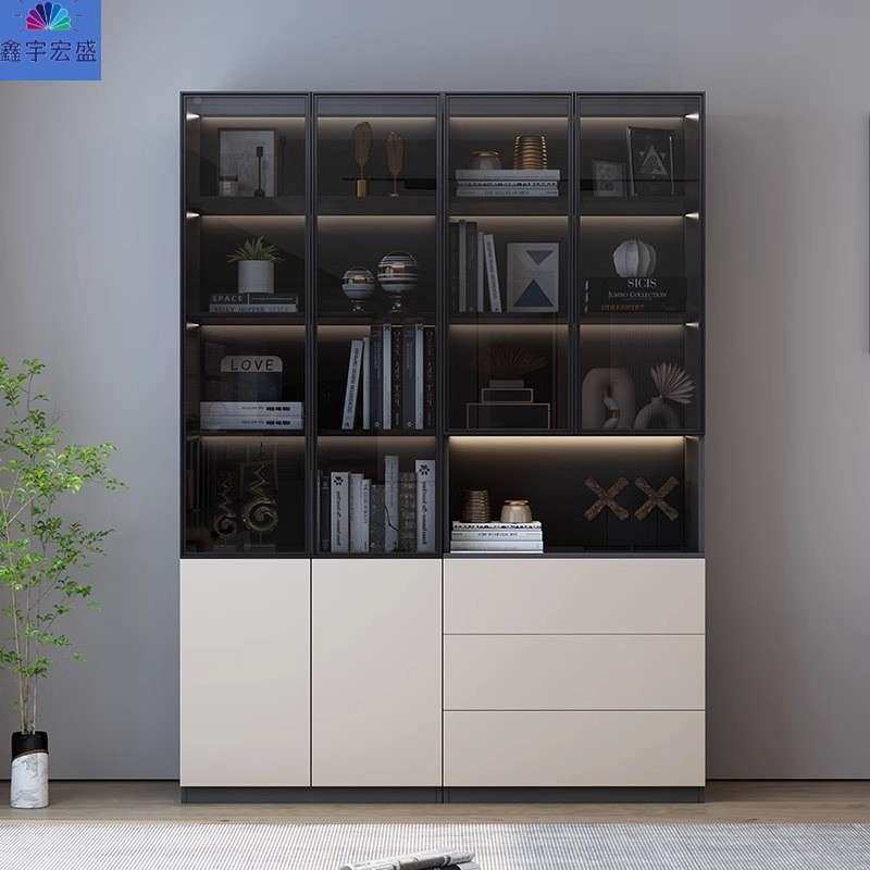 奢实FEM木家尘用客厅储物书柜柜玻璃门组合展示柜一体整墙轻防收,农机/农具/农膜,其它农用工具,淘宝优惠券,粉丝福利购,淘宝优惠卷