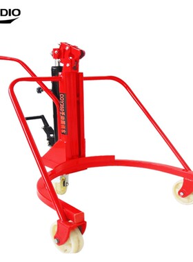 晟0雕动油桶搬运车35k国标g手推液压油手踏桶搬运小叉车脚油桶车