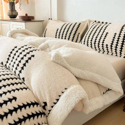 SUZa类被厚套冬季特保暖加厚云杉被绒阳离子三件套罩单件单人塔芙