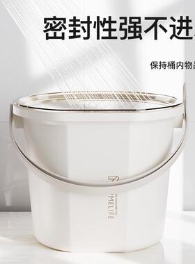 家用FUY储水桶厚塑料大水加桶脸手提耐摔洗衣桶学生舍用大号宿盆