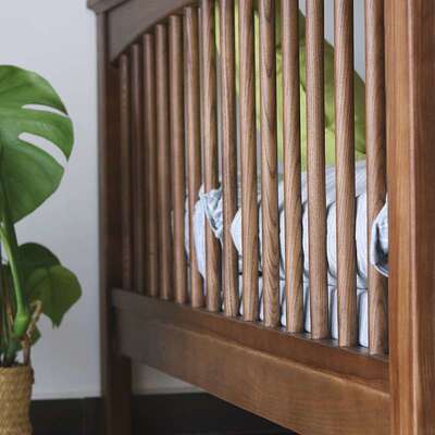 两层上下铺成人年HT-10000双人高亲子儿童大新白蜡木全实木品双层