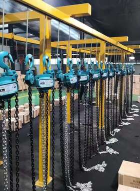 占YEW涛手拉葫单/双链条链1吨2吨起重倒链葫芦吊机手动三芦角吊葫