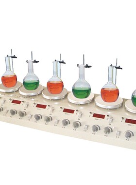 常州J系列1/搅2/4/6/8头实验数显用恒温集热加H热磁HJ-6A室力拌机