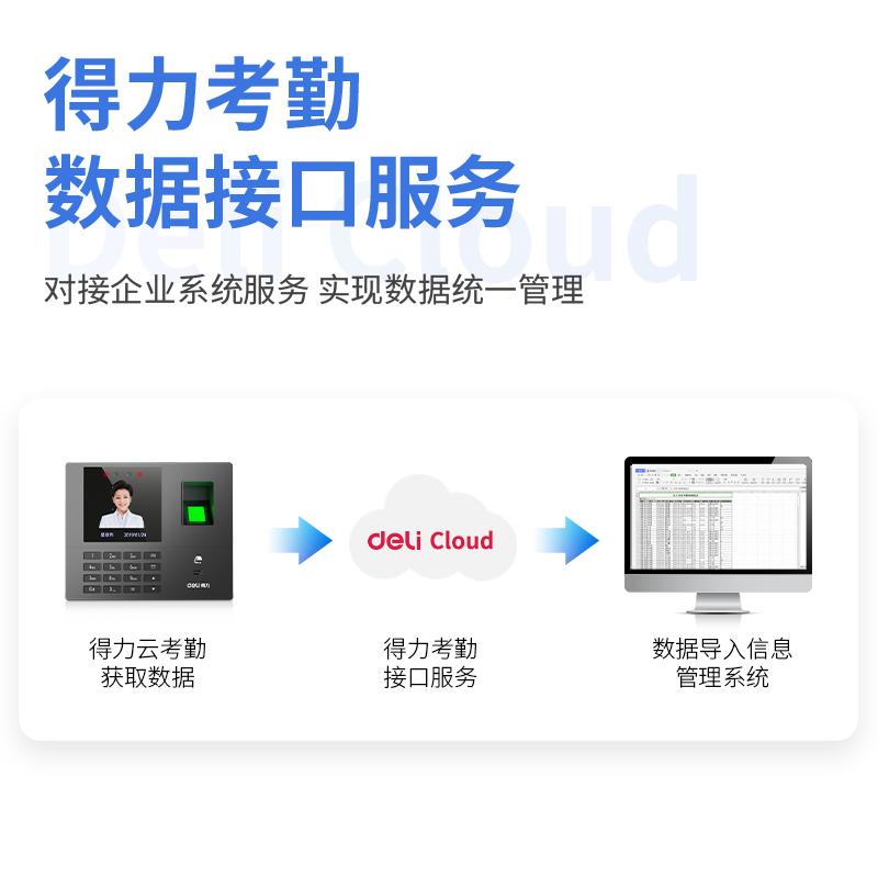 得力云智能考勤机API对接服务