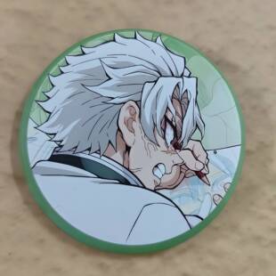 鬼灭之刃不死川实弥movic系列周边亮膜动漫吧唧自制平替送朋友