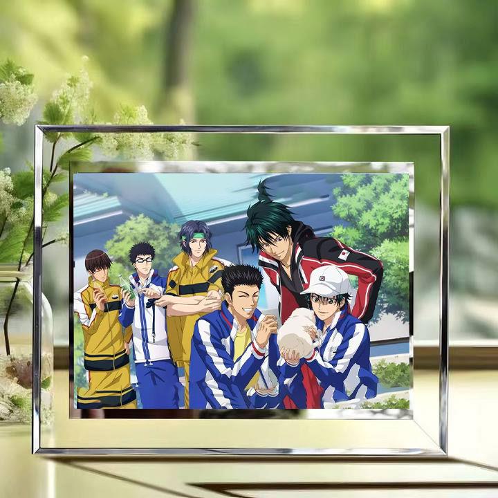 网球王子小众周边水晶玻璃相框定制闺蜜朋友同学生日礼物送女生