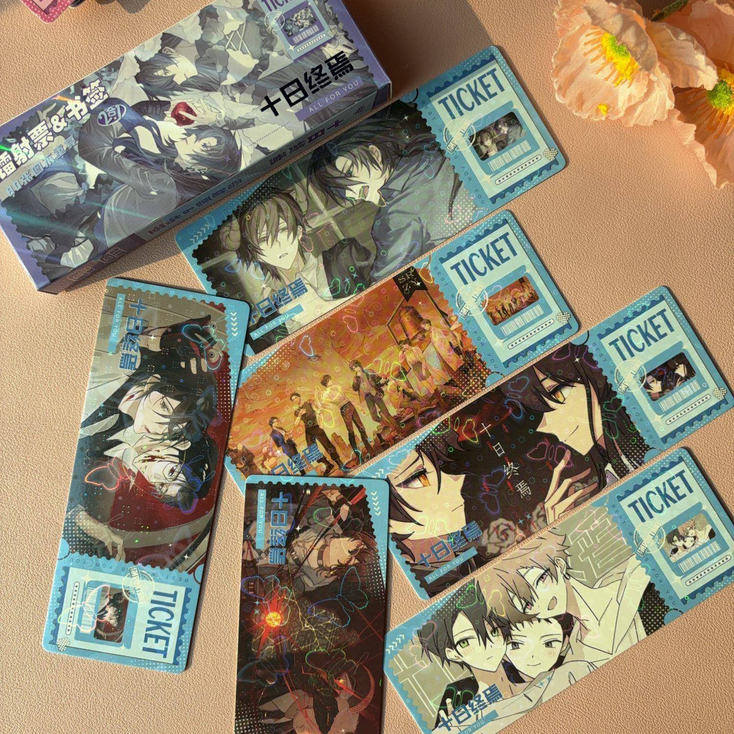 新款十日终焉长款镭射卡双面图案齐夏陈俊南周边自印LOMO卡镭射票