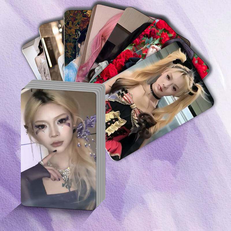 康琴枝高颜小卡55张图片不重覆周边3寸双面圆角同款照片LOMO卡