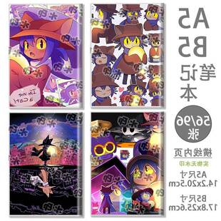 学生B5笔记本日记本A5胶套横线本一次机会oneshot同人周边作业本