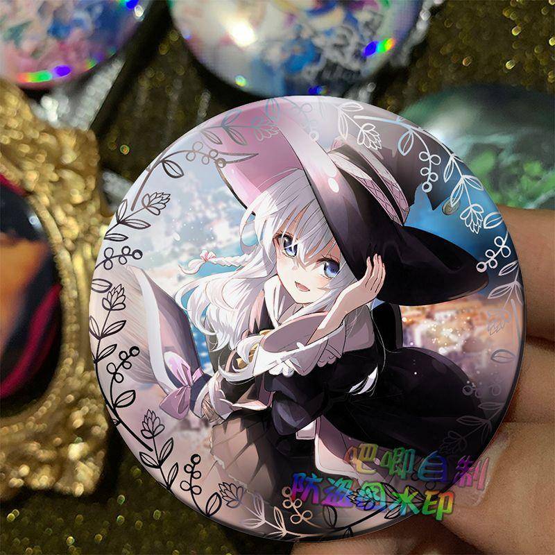 魔女之旅 伊蕾娜 周边镭射吧唧徽章马口铁来图定制谷子胸针礼物