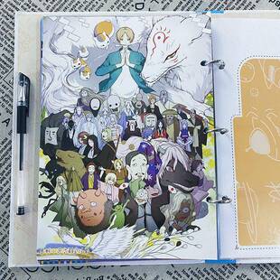 同学录68张夏目友人帐主题加厚硬壳学生毕业纪念册同学留言薄活页