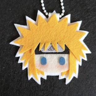 火影忍者波风水门不织布挂件装 小红书同款 饰diy 580人收藏 新款