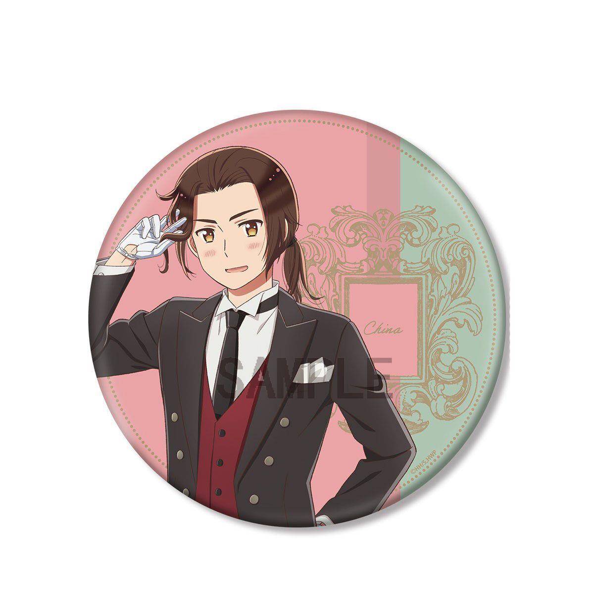 黑塔利亚动漫周边弗朗西斯·波诺弗瓦王耀动漫徽章吧唧