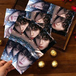 橹穆CP书签】TF家族王橹杰穆祉高颜值二次元手绘同人周边明信片