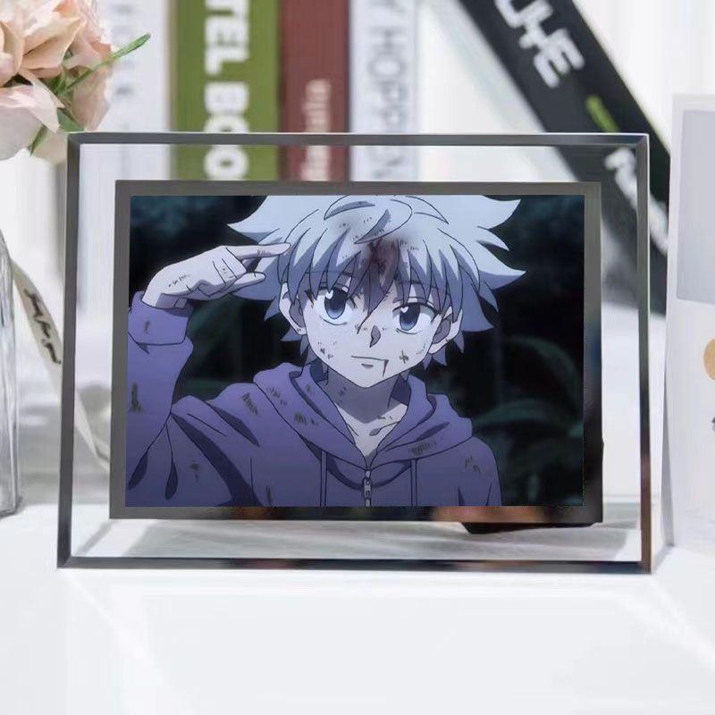全职猎人动漫周边奇犽西索库洛洛伊尔小杰二次元水晶相框生日礼物