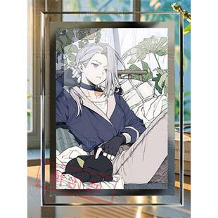 罗小黑战记师傅师姐全家福动漫周边水晶玻璃相框桌面装饰摆件礼物