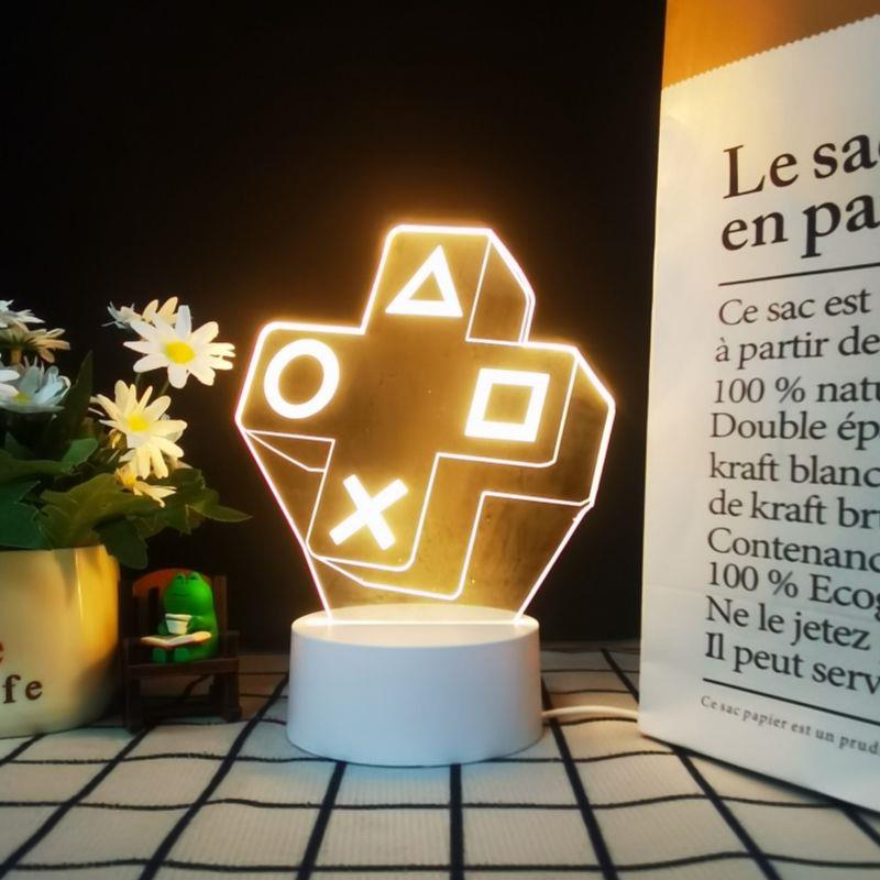 电竞灯XBOX游戏手办周边小夜灯电竞游戏机箱摆件手办灯索尼PS5电