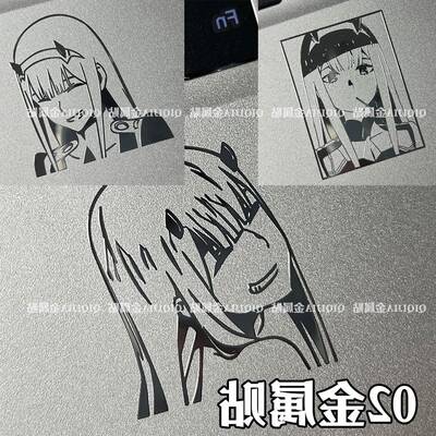 【QQJ】DARLING in the FRANXX国家队02金属贴手机平板电脑耳机贴