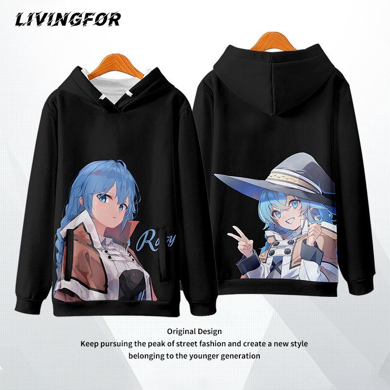 无职转生动漫周边卫衣洛琪希cos二次元连帽外套秋冬男女潮流衣服