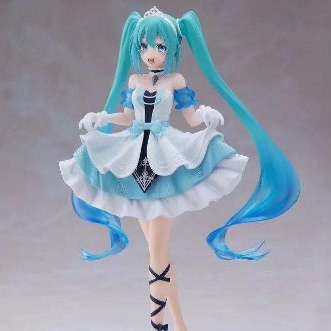 初音未来灰姑娘手办童话仙境公主殿下二次元动漫桌面摆件机箱模型