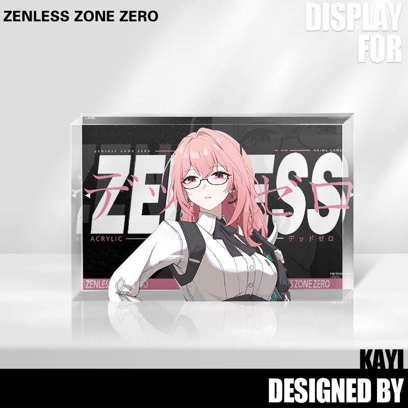 绝区周边水晶亚克力砖月城柳浅羽悠真妮可游戏cos立牌摆件痛包女