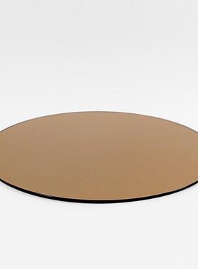 现代简约镜面玻璃托盘客厅咖啡桌桌面创意储物模型房无障碍豪华装