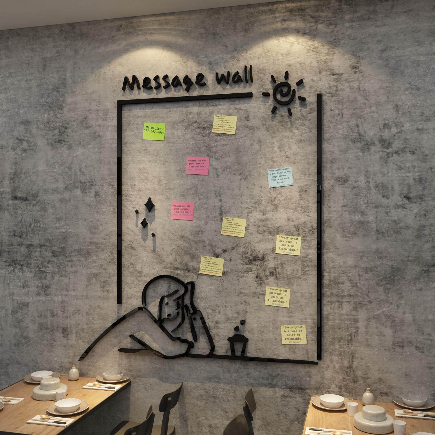 网红工业风墙面装饰烧烤肉火锅店酒吧许心愿留言板贴墙创意布置,家居饰品,软装墙贴,淘宝优惠券,粉丝福利购,淘宝优惠卷