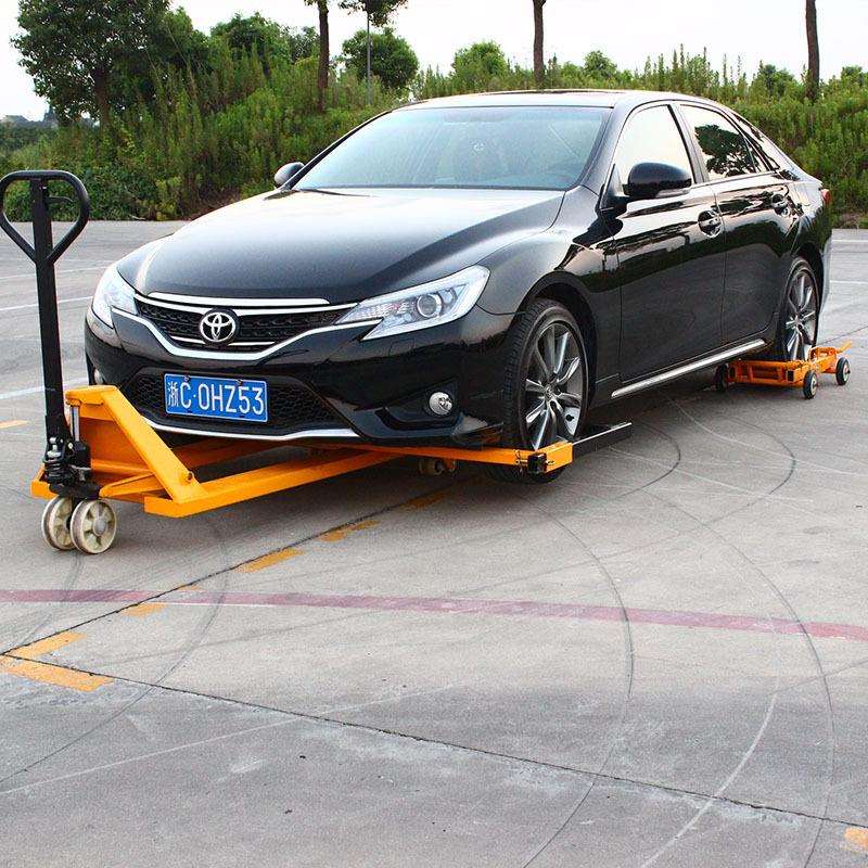 家用汽车挪车器手动液压拖车架物业道路清障机械移车神器升降
