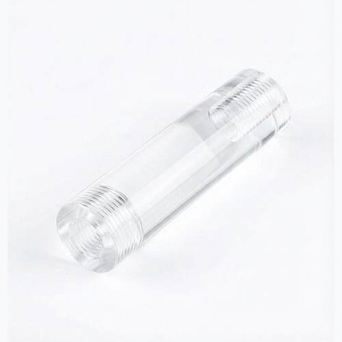 水透明亚力圆棒有机玻璃棒气棒泡导光大直径实克心晶柱加工打孔
