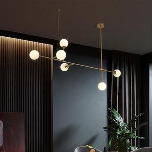 现MYX019代简约餐北欧灯意创餐厅吧台餐桌后现代客厅线条厅样板