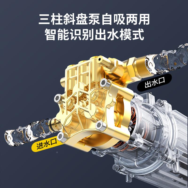 高压车机家用220V大功率车刷车水枪洗车神器用洗便携力式MNR强洗